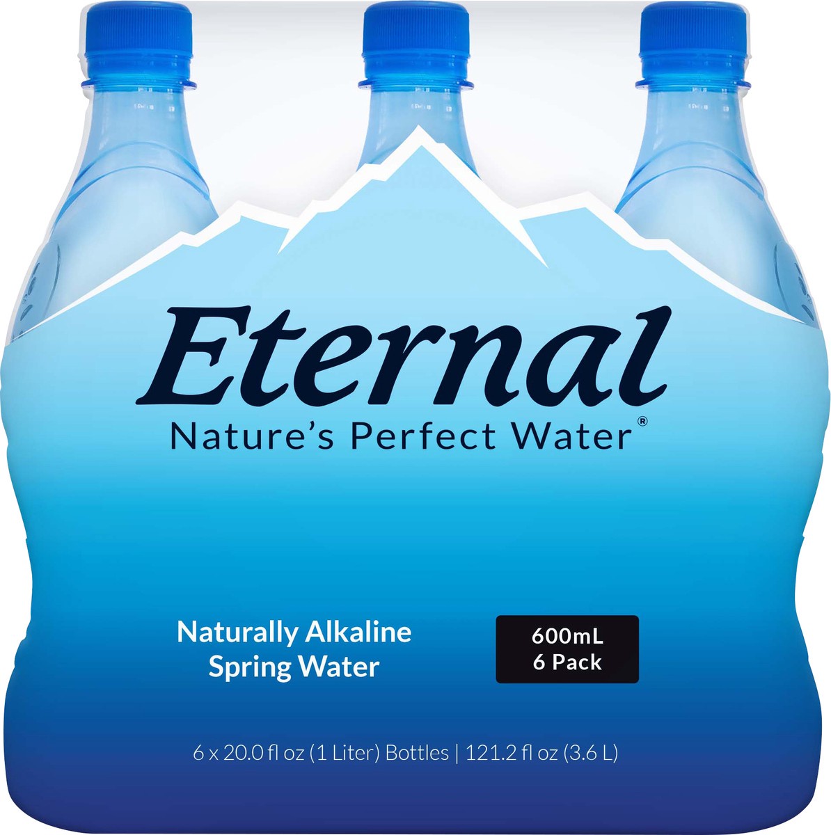 slide 3 of 5, Eternal Naturally Alkaline Spring Water, 6 ct