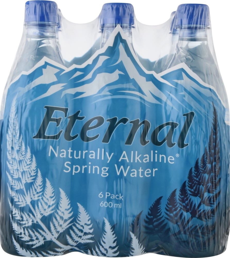 slide 1 of 1, Eternal Naturally Alkaline Spring Water, 6 ct; 20.2 fl oz