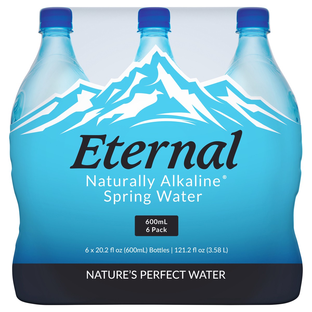 slide 1 of 5, Eternal Water 6 x 600ML (20.3 Oz) 6 Packs, 6 ct