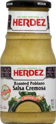 Herdez Medium Roasted Poblano Salsa Cremosa - 15.3 oz