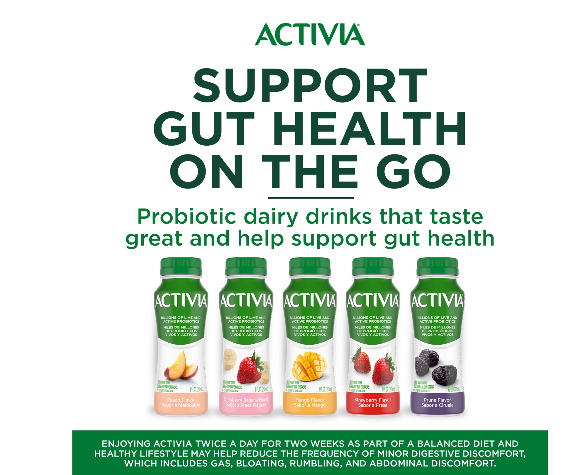 slide 5 of 7, Activia Probiotic Peach Dairy Drink, 7 fl oz