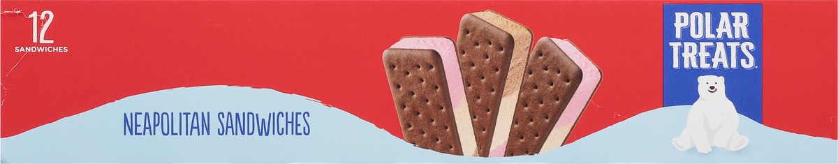 slide 2 of 9, Polar Treats Neapolitan Ice Cream Sandwiches 12 - 3.5 fl oz ea, 12 ct