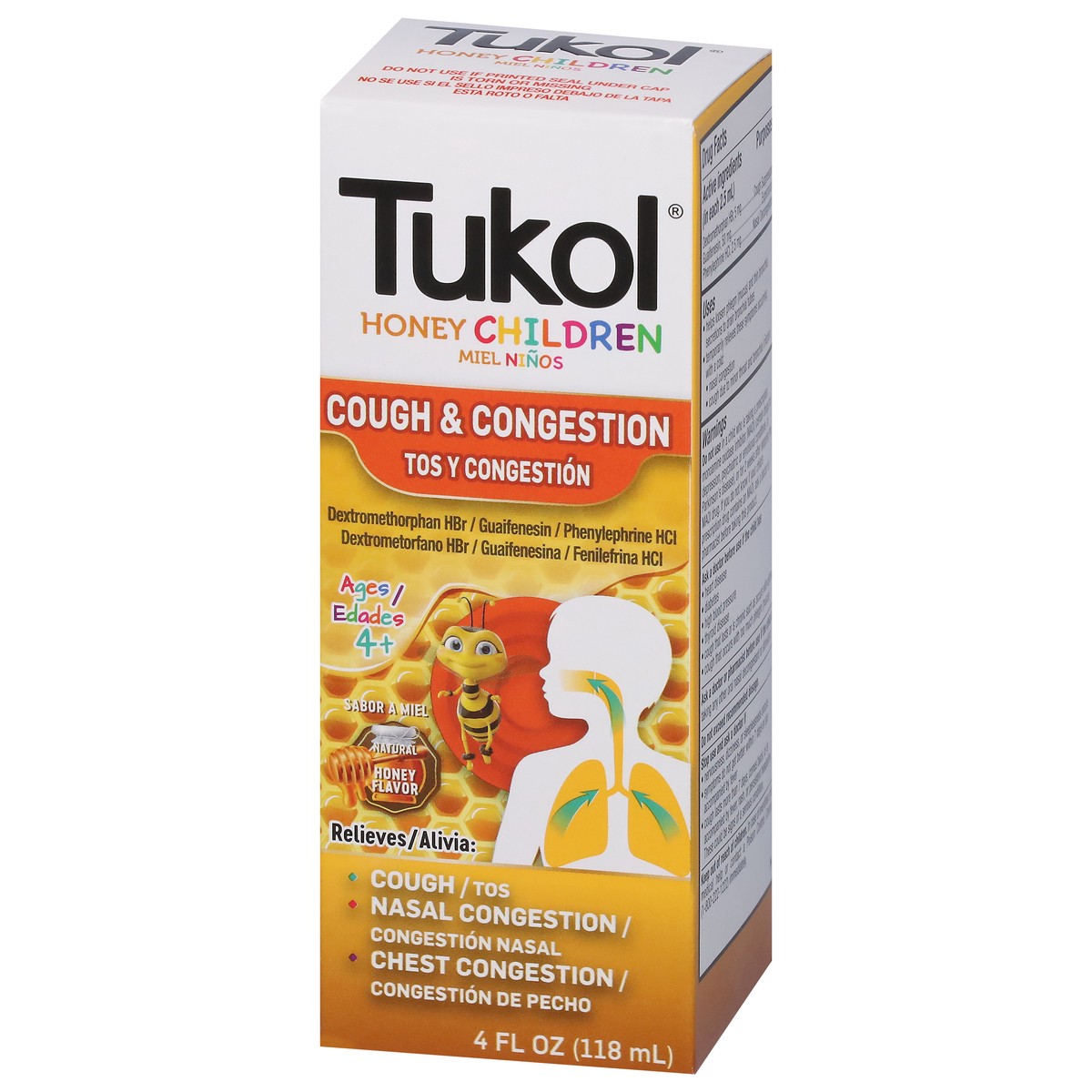 slide 7 of 9, Tukol Honey Children Cough & Congestion Syrup, 4 oz