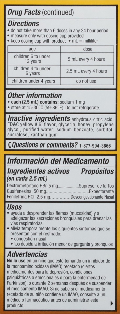 slide 8 of 9, Tukol Honey Children Cough & Congestion Syrup, 4 oz