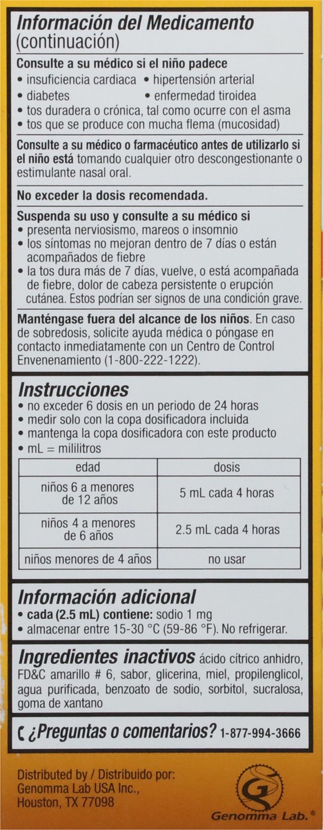 slide 2 of 9, Tukol Honey Children Cough & Congestion Syrup, 4 oz