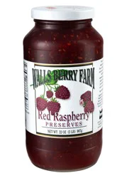 Walls Berry Farm Preserves Red Raspberry - 32 oz