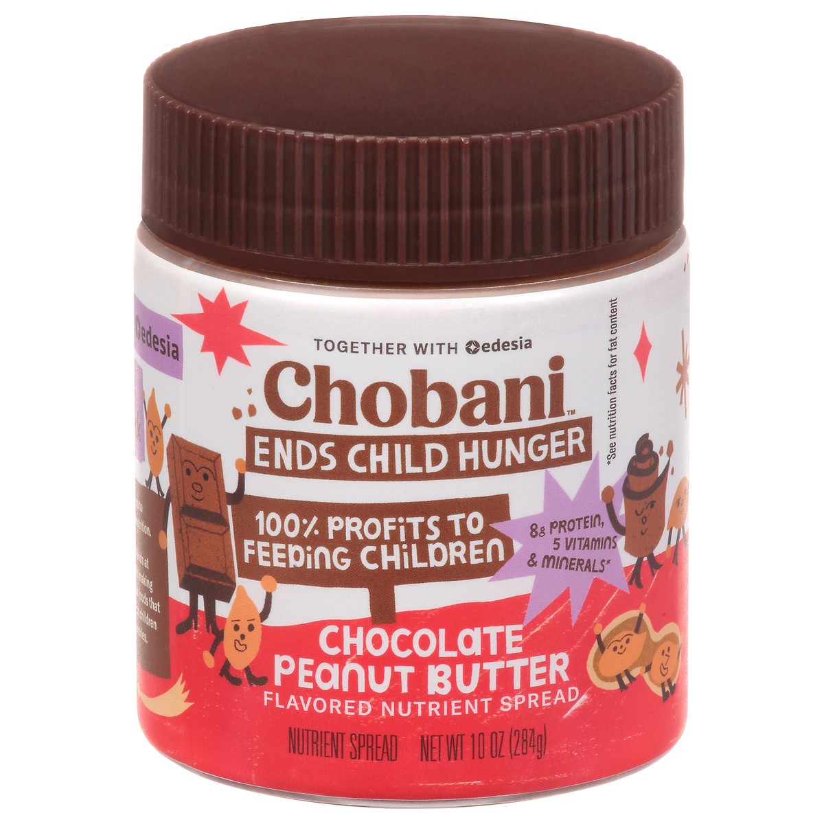 slide 3 of 14, Chobani Chocolate Peanut Butter Flavored Nutrient Spread 10 oz, 10 oz