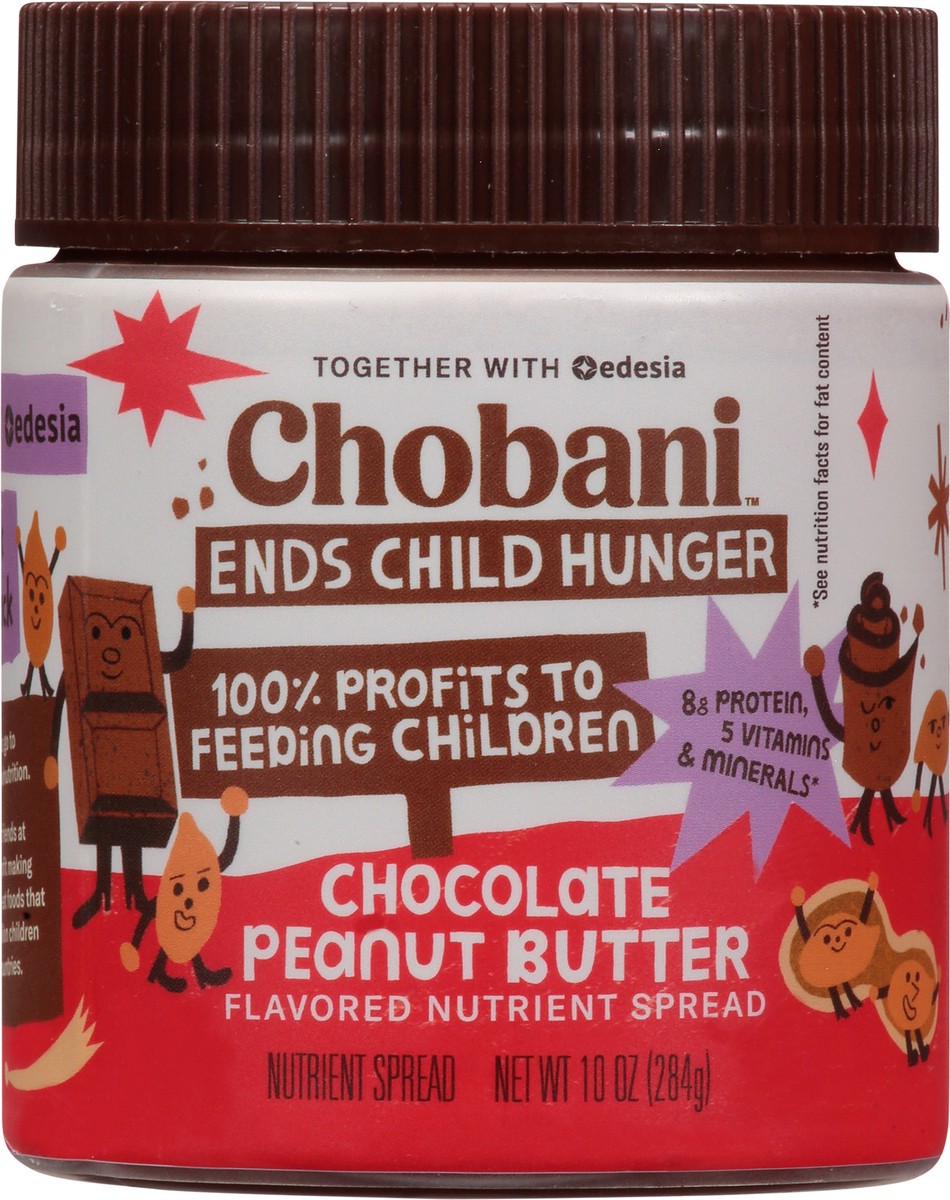 slide 14 of 14, Chobani Chocolate Peanut Butter Flavored Nutrient Spread 10 oz, 10 oz