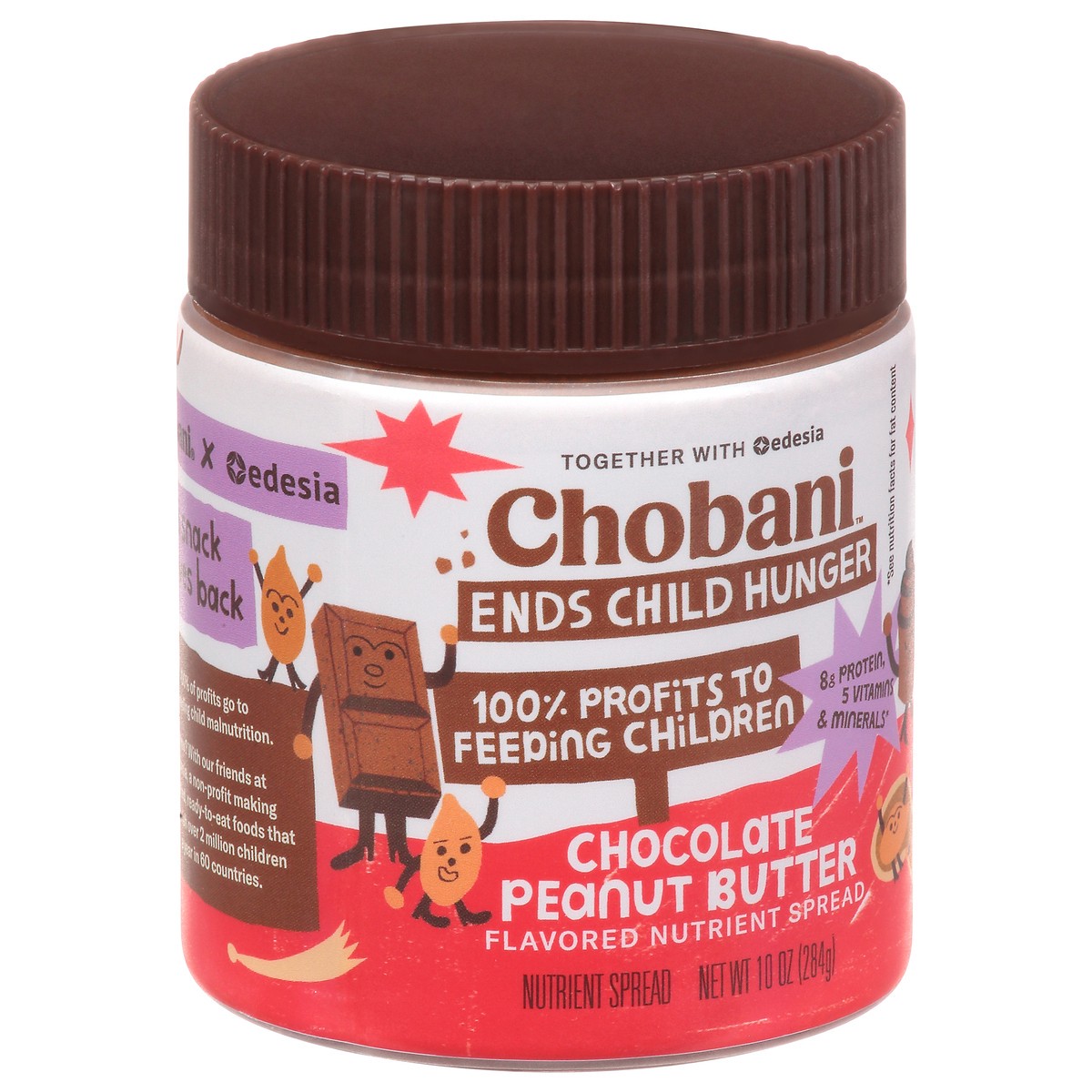 slide 7 of 14, Chobani Chocolate Peanut Butter Flavored Nutrient Spread 10 oz, 10 oz