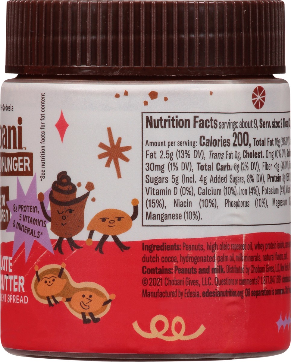 slide 8 of 14, Chobani Chocolate Peanut Butter Flavored Nutrient Spread 10 oz, 10 oz