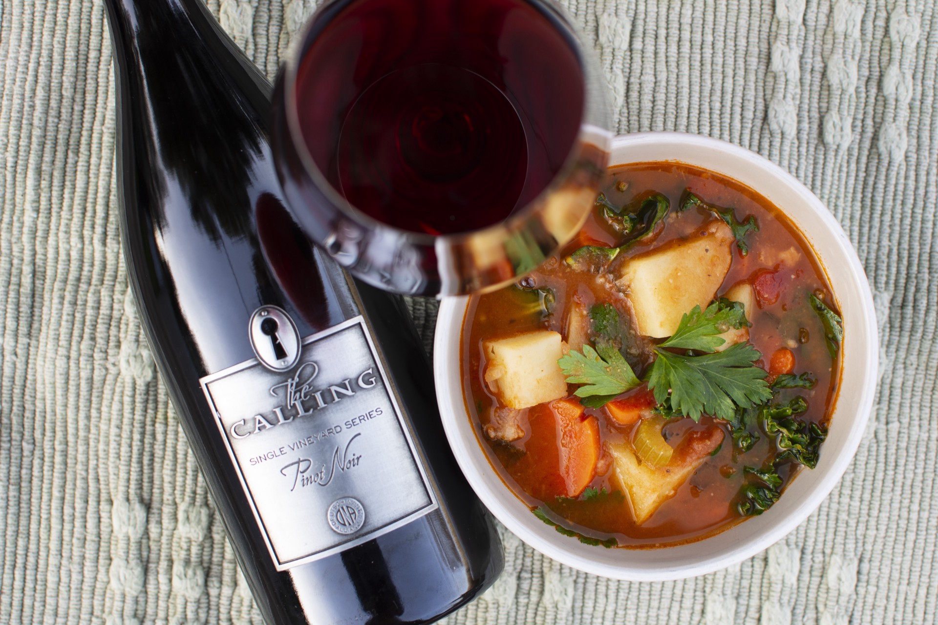 slide 3 of 4, The Calling Pinot Noir Sunny View Wax, 750ml, 750 ml