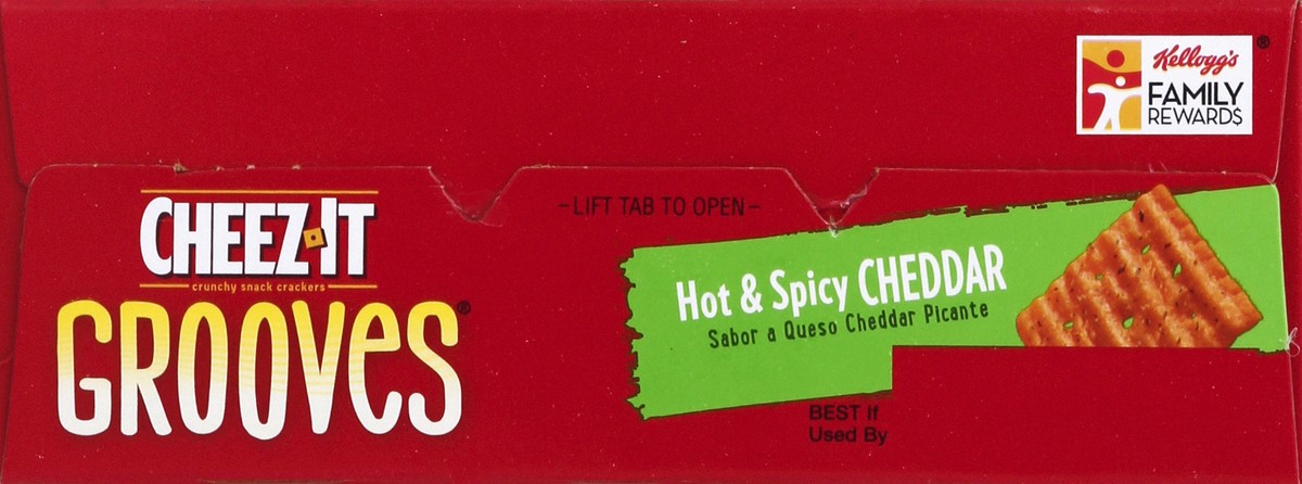 slide 2 of 6, Cheez-It Hot and Spicy Cheddar Cheese Crackers, 9 oz