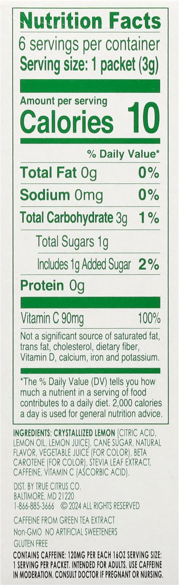 slide 11 of 14, True Lemon Energy Drink Mix - Tropical Fruit Punch - 6 ct, 6 ct