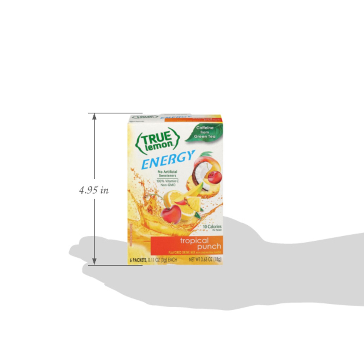 slide 5 of 14, True Lemon Energy Drink Mix - Tropical Fruit Punch - 6 ct, 6 ct
