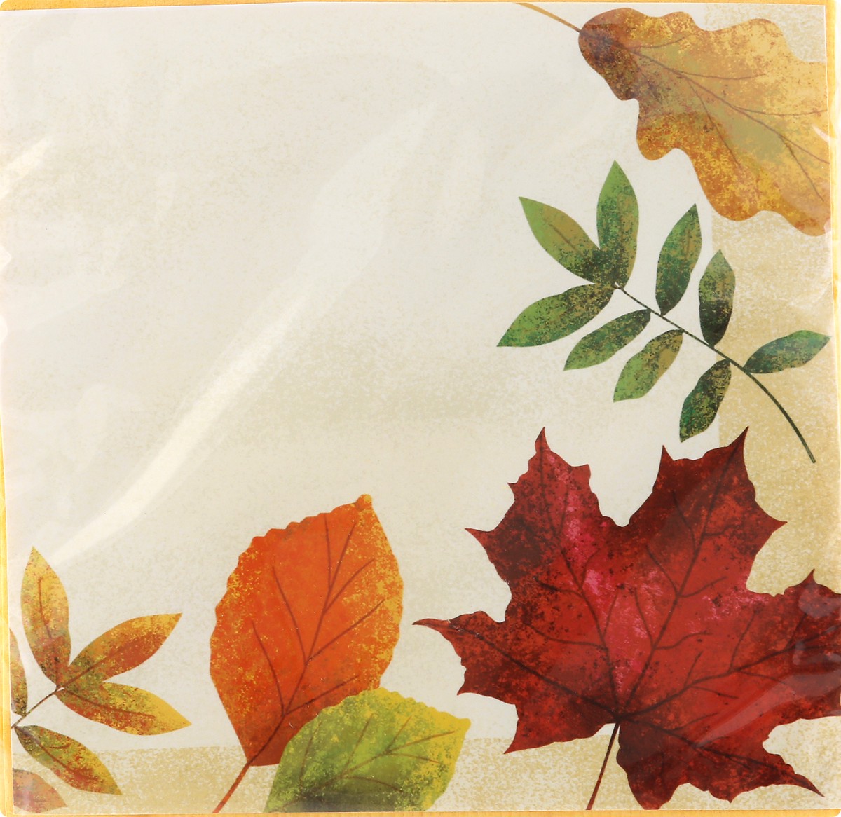 slide 5 of 6, Creative Converting Colorful Leaves Party Beverage Napkin, 16 ct