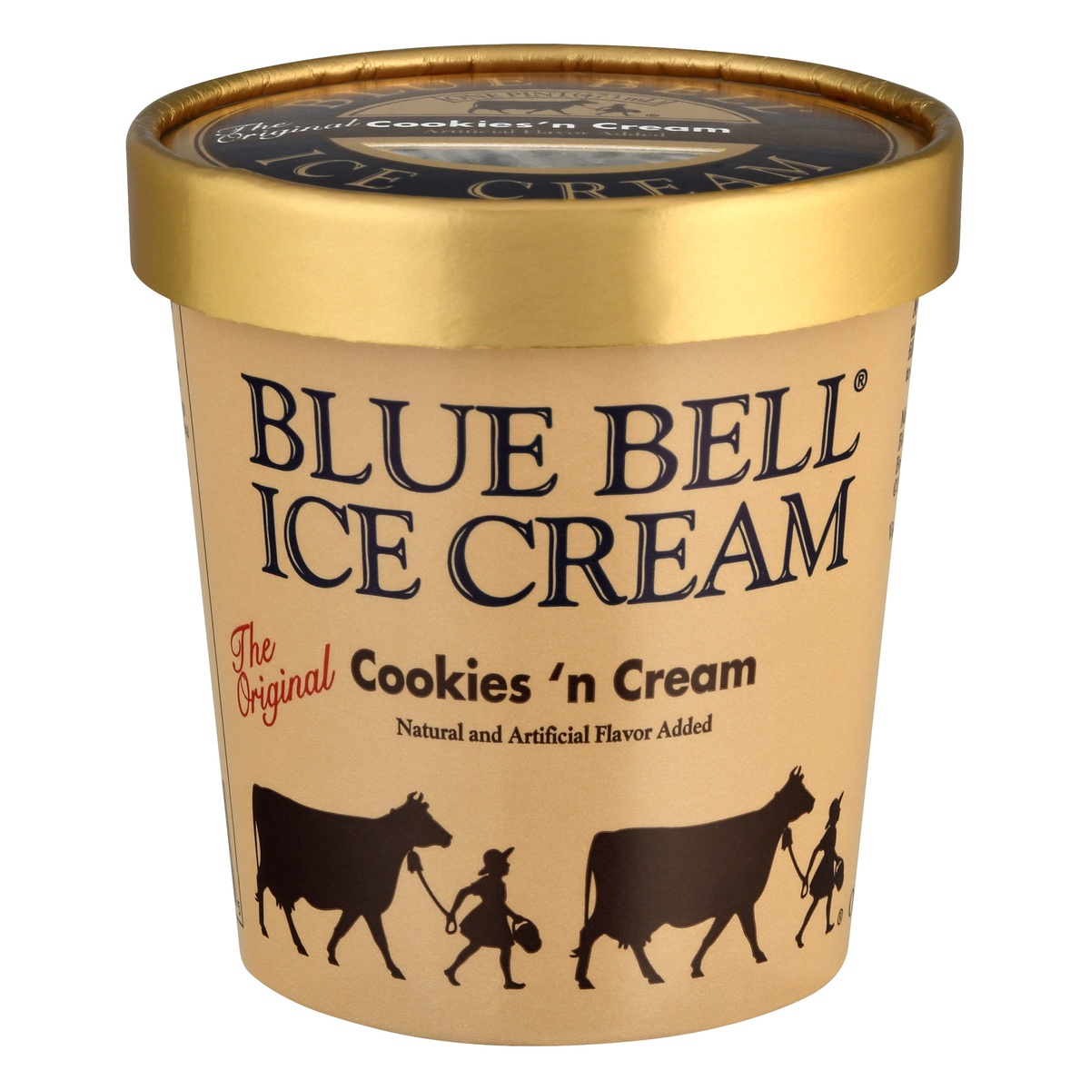 slide 1 of 11, Blue Bell Gold Rim Ice Cream, Assorted Flavors, 16 oz