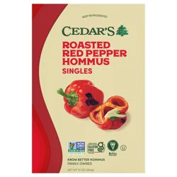 Cedar's Roasted Red Pepper Hommus Singles