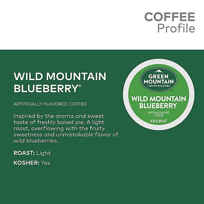 slide 5 of 9, Green Mountain Coffee Wild Mountain Blueberry Coffee Keurig K-Cup Pods, 18 ct