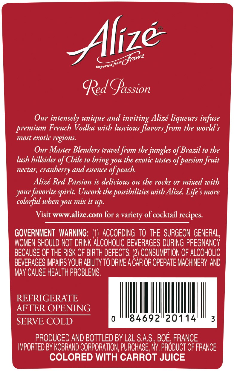 slide 5 of 6, Alize - Red Passion (750x6), 750 ml