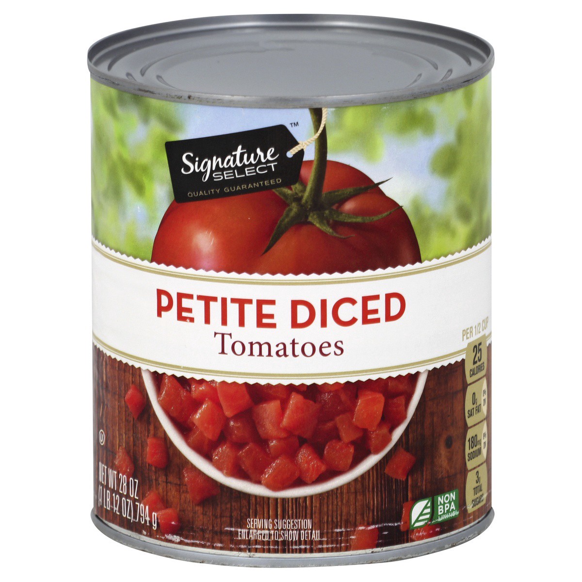 slide 1 of 2, Signature Select Tomatoes 28 oz, 28 oz