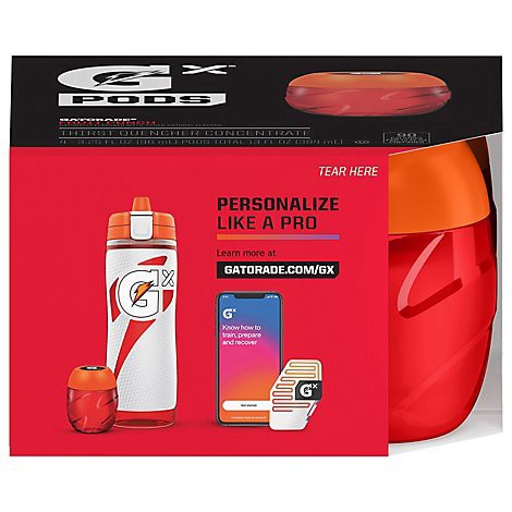 slide 1 of 1, Gatorade Gx Pods Fruit Punch 4 Pack 13 Fl Oz - 13 FZ, 13 fl oz