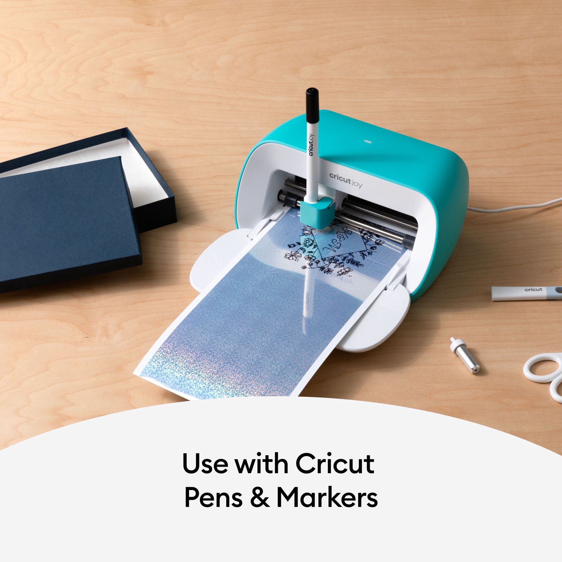 slide 2 of 7, Cricut Joy Smart Label 5.5" Permanent Writable Vinyl, 5.5 in x 13 in