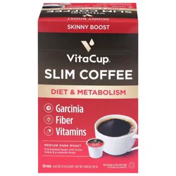 Vitacup Slim Blend Infused Coffee Pods, Medium Roast - 10 ct