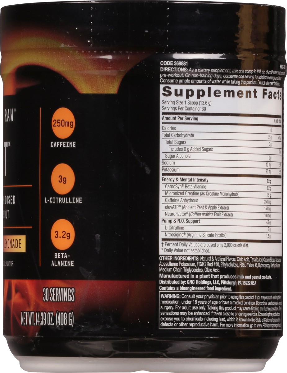 slide 9 of 9, Beyond Raw LIT Strawberry Lemonade Pre-Workout - 14.39 oz, 14.39 oz