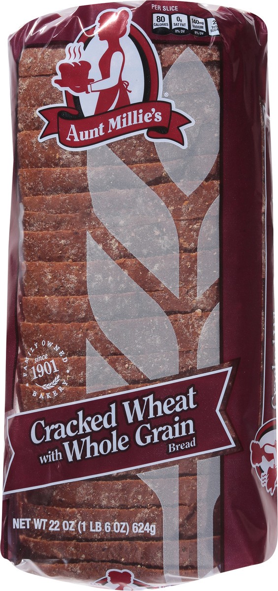 slide 6 of 9, Aunt Millie's Cracked Wheat Bread 22 oz, 22 oz