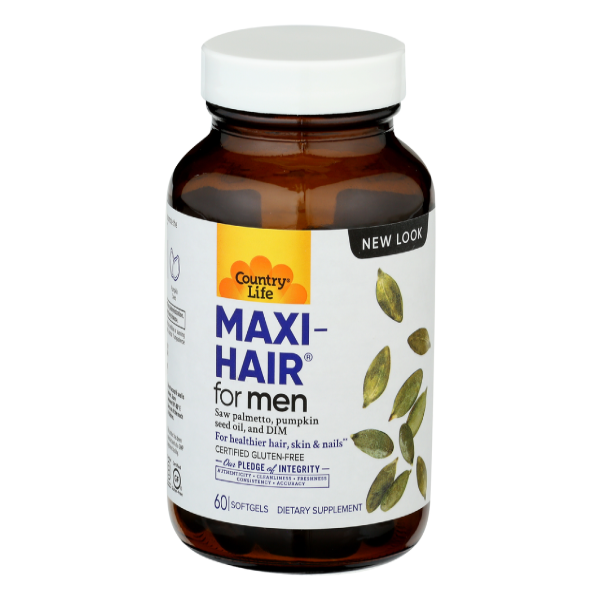 slide 1 of 1, Country Life Maxi Hair For Men, 60 ct