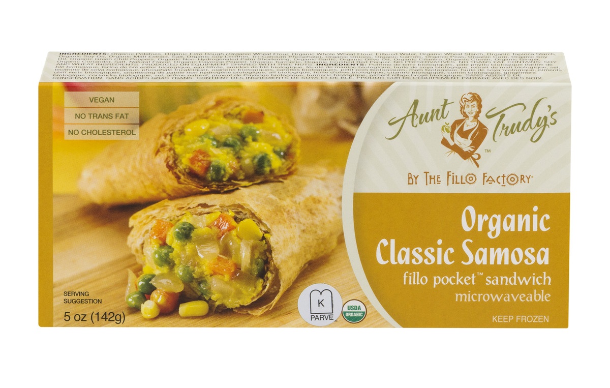 slide 1 of 1, Aunt Trudy's Organic Classic Samosa, 5 oz