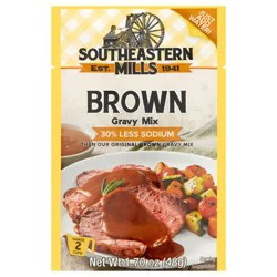 Southeastern Mills Brown Gravy Mix Reduced Sodium 1.7 oz