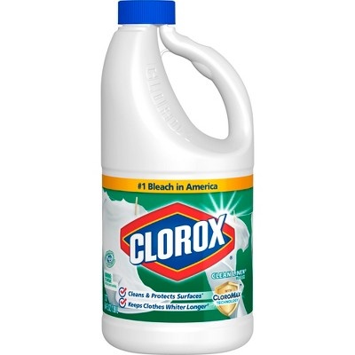 slide 1 of 4, Clorox Concentrated Liquid Bleach, Clean Linen Scent, 64 oz