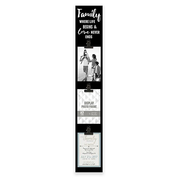 slide 1 of 1, Malden 3-Opening Family Memory Stick Collage Picture Frame, 4 in x 6 in