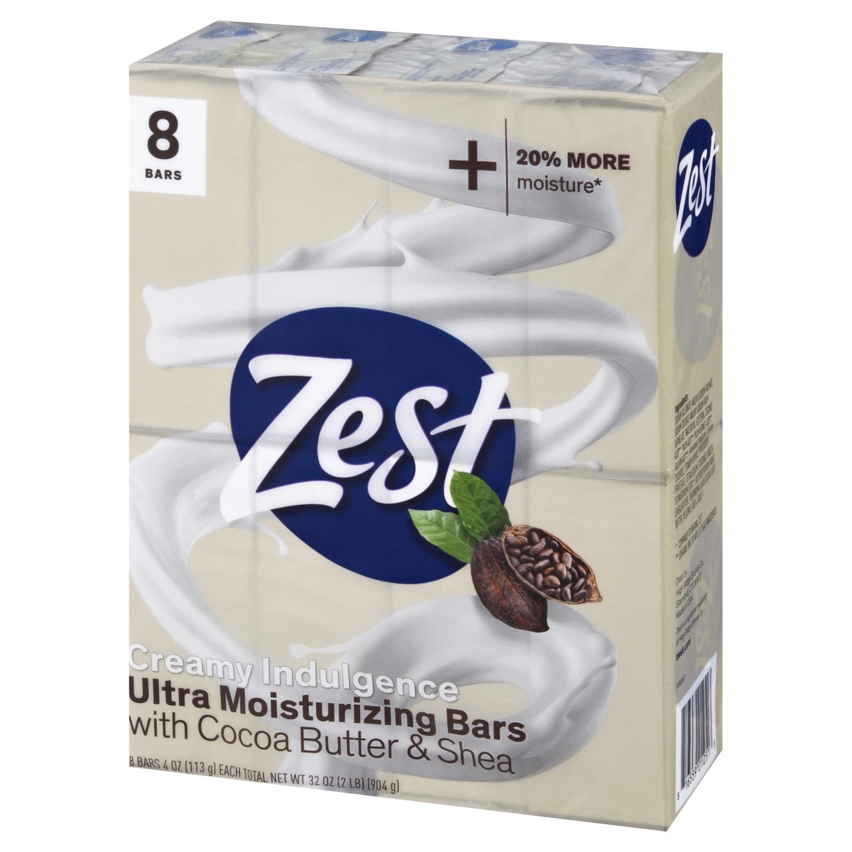 slide 8 of 13, Zest 8 Pack with Cocoa Butter & Shea Ultra Moisturizing Bars 8 ea, 8 ct