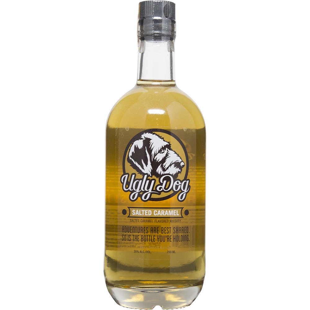 slide 1 of 1, Ugly Dog Salted Caramel Bourbon Whiskey, 750 ml