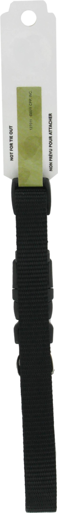 slide 2 of 3, Alliance Small Black Dog Collar, 5/8 in