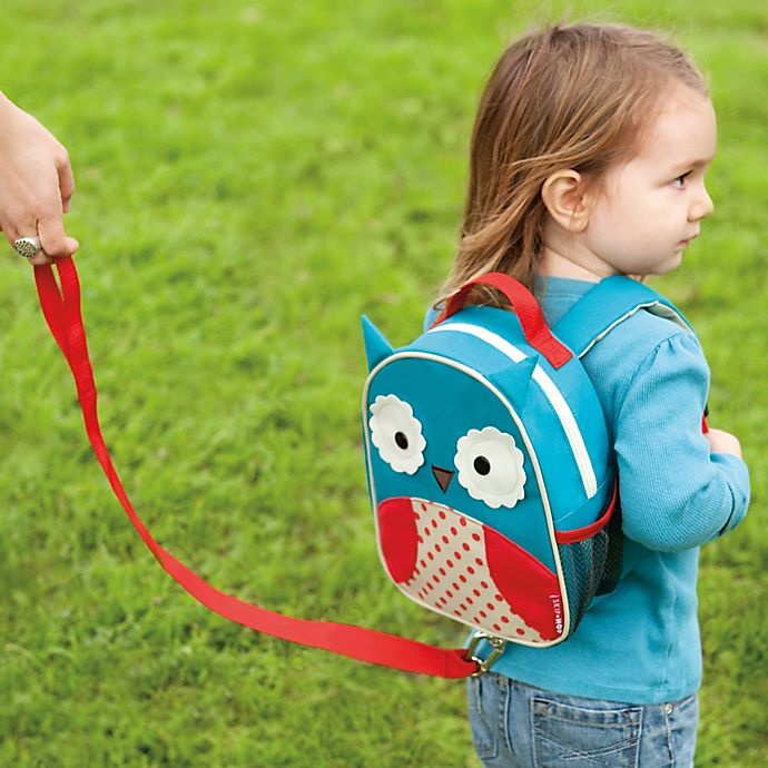 slide 4 of 5, Skip Hop Zoo Little Kids & Toddler Harness Backpack, Owl, 1 ct