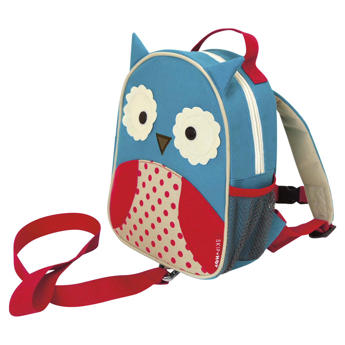 slide 1 of 5, Skip Hop Zoo Little Kids & Toddler Harness Backpack, Owl, 1 ct