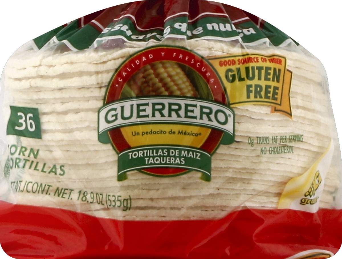 slide 5 of 5, Guerrero Mini Corn Tortillas, 36 ct