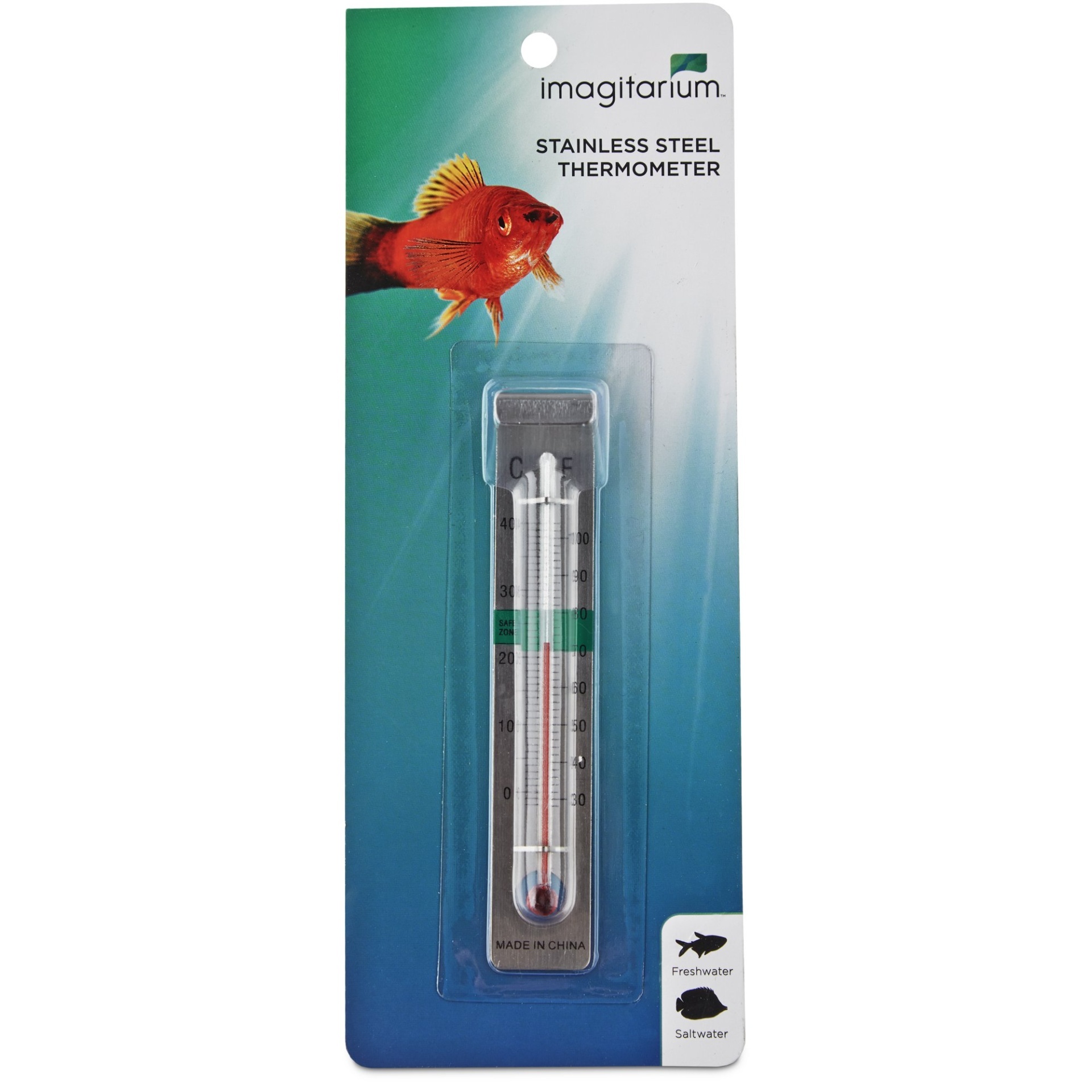 slide 1 of 1, Imagitarium Small Aquarium Thermometer, SM