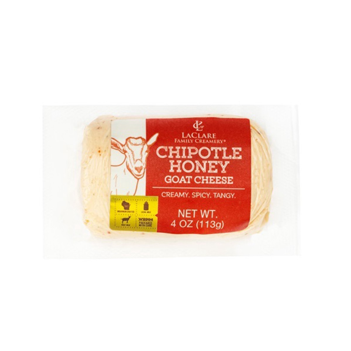 slide 1 of 1, LaClare Chipotle Honey Goat Cheese Log, 4 oz