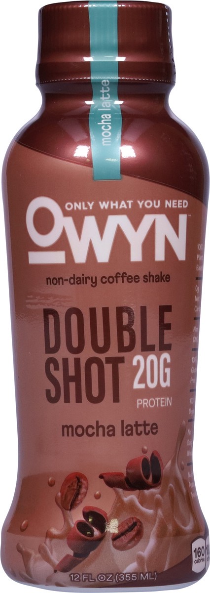 slide 6 of 13, OWYN Non-Dairy Double Shot Mocha Latte Coffee Shake 12 fl oz, 12 fl oz