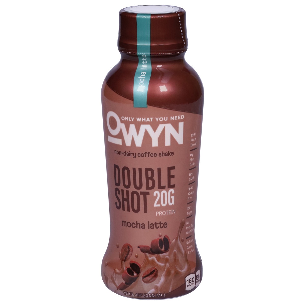 slide 8 of 13, OWYN Non-Dairy Double Shot Mocha Latte Coffee Shake 12 fl oz, 12 fl oz