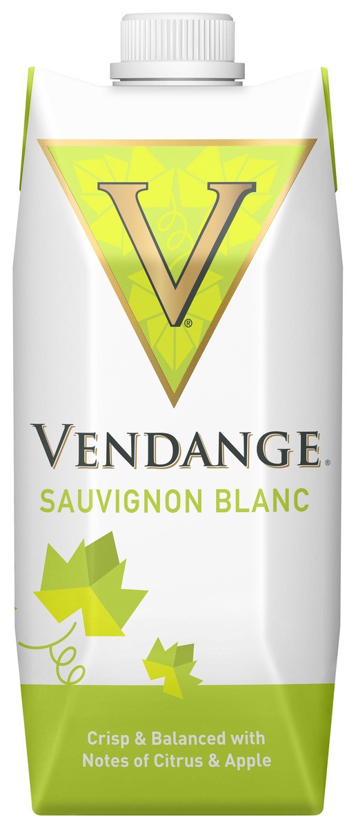 slide 1 of 4, Vendange Sauvignon Blanc White Wine, 500 ml