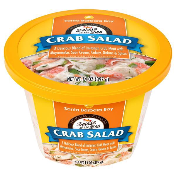 slide 1 of 1, Santa Barbara Bay Crab Salad, 14 oz