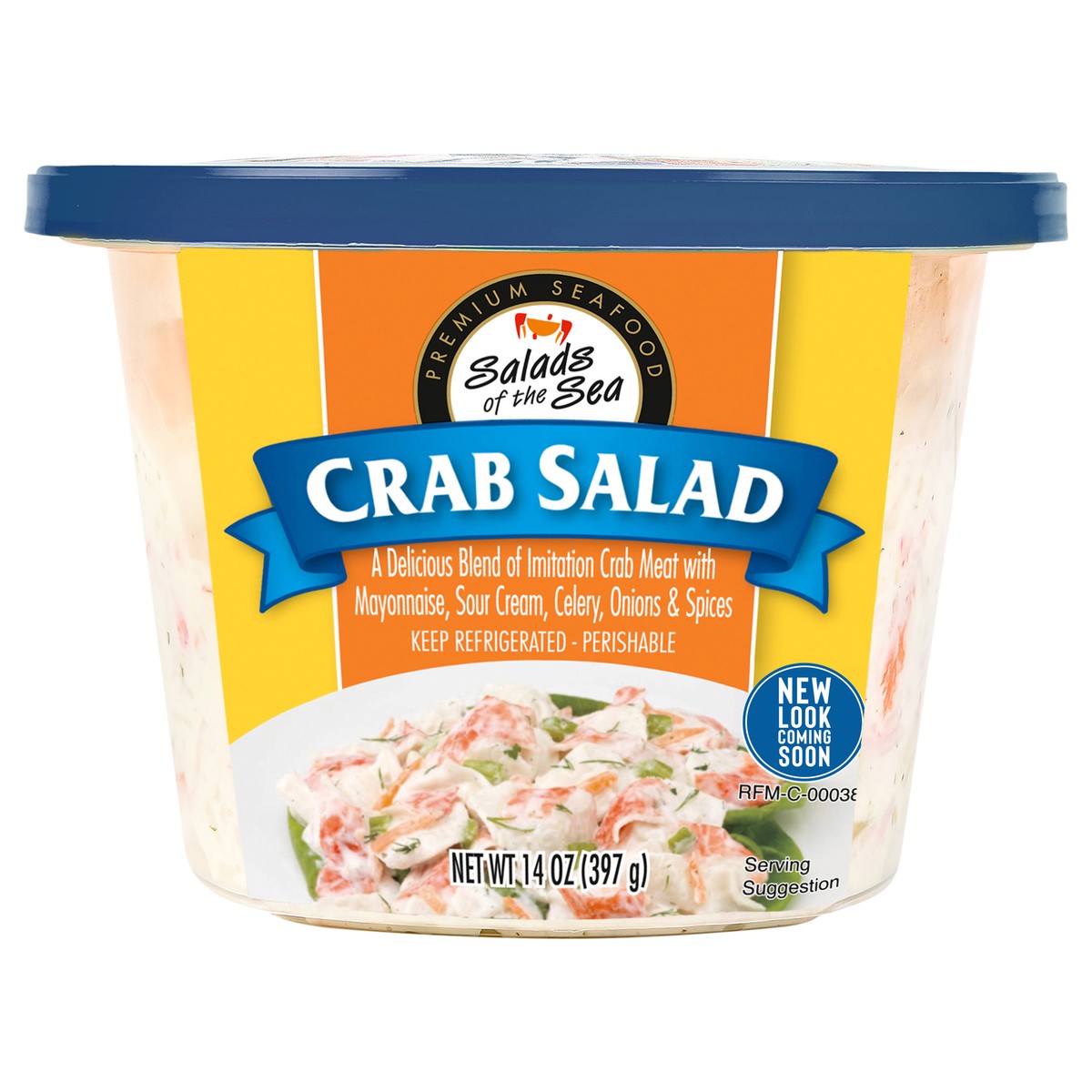 slide 1 of 12, Santa Barbara Bay Crab Salad 14 oz, 14 oz