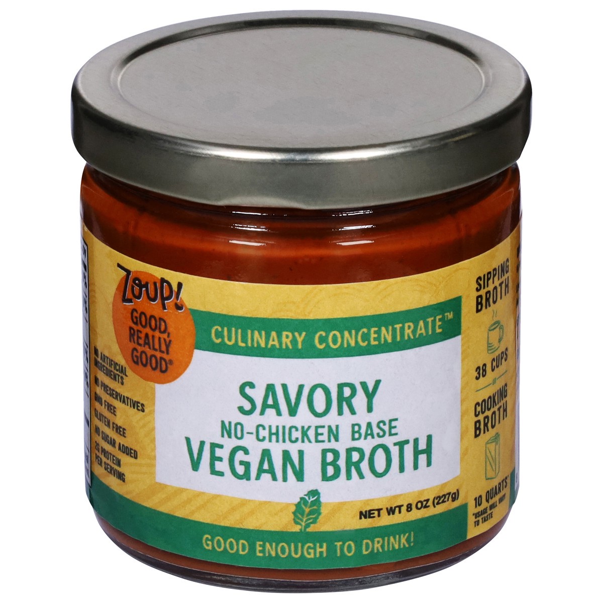 slide 1 of 13, Zoup! Savory Vegan (No Chicken) Concentrate, 8 oz