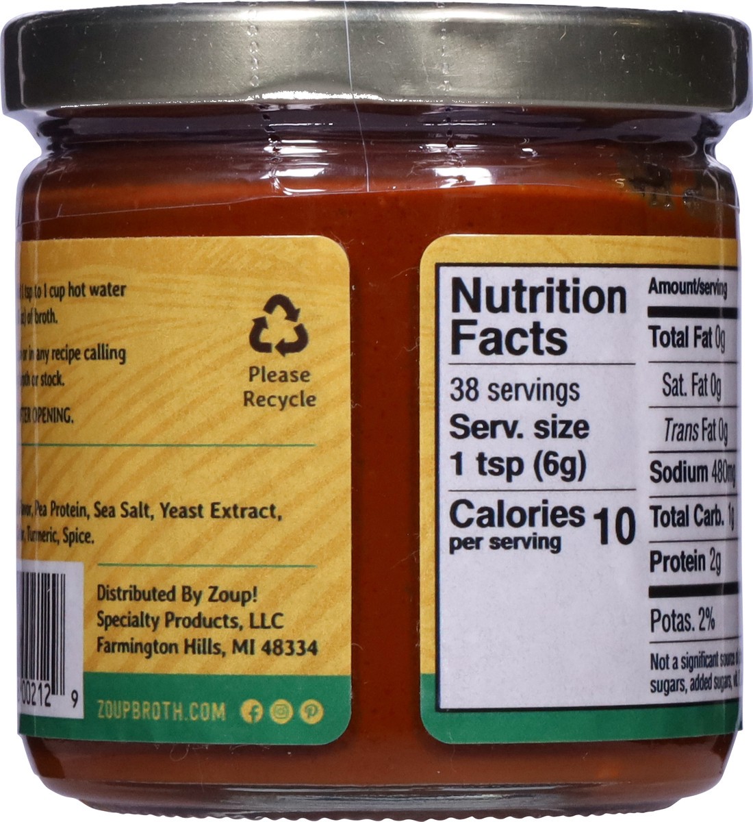 slide 8 of 13, Zoup! Savory Vegan (No Chicken) Concentrate, 8 oz