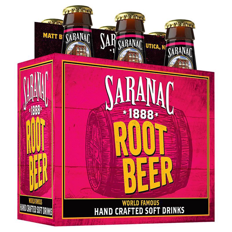 slide 1 of 1, Saranac Root Beer- 6 ct; 12 fl oz, 6 ct; 12 fl oz